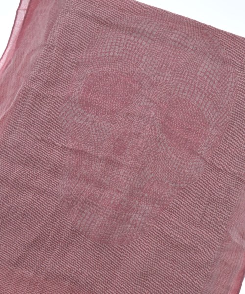 ALEXANDER MCQUEEN（アレキサンダーマックイーン）マフラー 赤 サイズ:- レディース/2200620635578