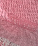 ALEXANDER MCQUEEN（アレキサンダーマックイーン）マフラー 赤 サイズ:- レディース/2200620635578
