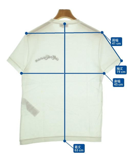 ALEXANDER MCQUEEN（アレキサンダーマックイーン）Tシャツ・カットソー 白 サイズ:XS メンズ/2200625303243