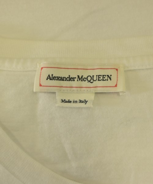 ALEXANDER MCQUEEN（アレキサンダーマックイーン）Tシャツ・カットソー 白 サイズ:XS メンズ/2200625303250