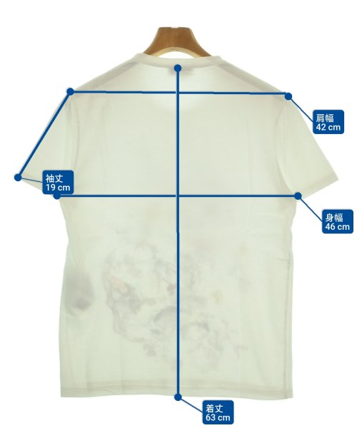 ALEXANDER MCQUEEN（アレキサンダーマックイーン）Tシャツ・カットソー 白 サイズ:XS メンズ/2200625303250
