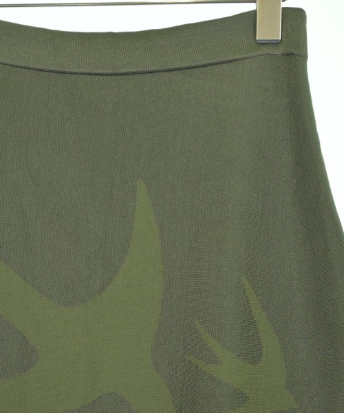 ALEXANDER MCQUEEN（アレキサンダーマックイーン）ロング・マキシ丈スカート カーキ サイズ:S レディース/2200640516307