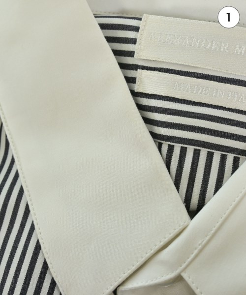 ALEXANDER MCQUEEN（アレキサンダーマックイーン）ドレスシャツ 黒 サイズ:46(M位) メンズ/2200640521226