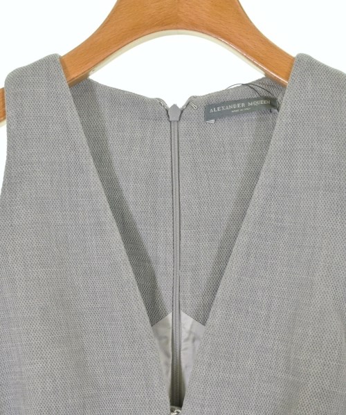 ALEXANDER MCQUEEN（アレキサンダーマックイーン）ワンピース グレー サイズ:40(M位) レディース/2200640819026