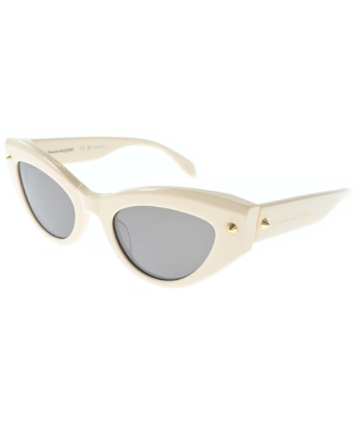 ALEXANDER MCQUEEN(アレキサンダーマックイーン)サングラス 白 サイズ:-/2200641544118