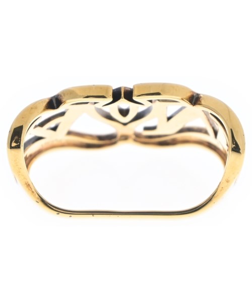 ALEXANDER MCQUEEN（アレキサンダーマックイーン）リング ゴールド サイズ:S レディース/2200641544125