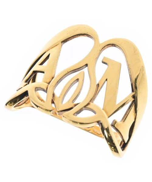 ALEXANDER MCQUEEN（アレキサンダーマックイーン）リング ゴールド サイズ:S レディース/2200641544125