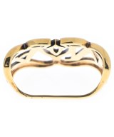 ALEXANDER MCQUEEN（アレキサンダーマックイーン）リング ゴールド サイズ:S レディース/2200641544125