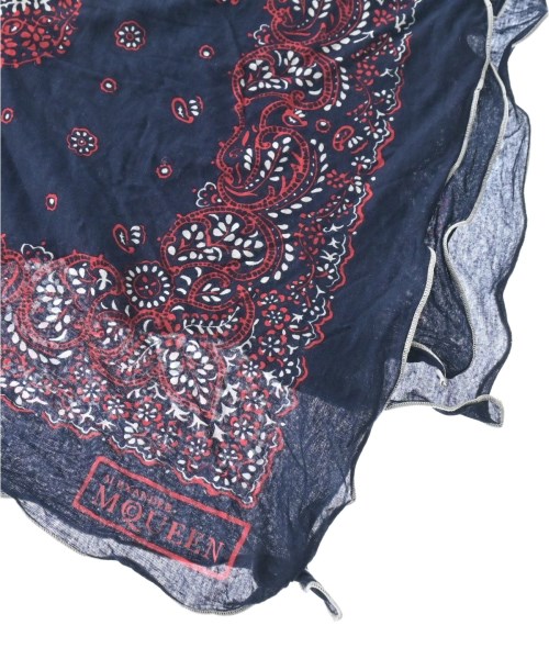 ALEXANDER MCQUEEN（アレキサンダーマックイーン）ストール 紺 サイズ:- メンズ/2200611117113