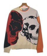 ALEXANDER MCQUEEN（アレキサンダーマックイーン）ニット・セーター オレンジ サイズ:XS メンズ/2200642825070