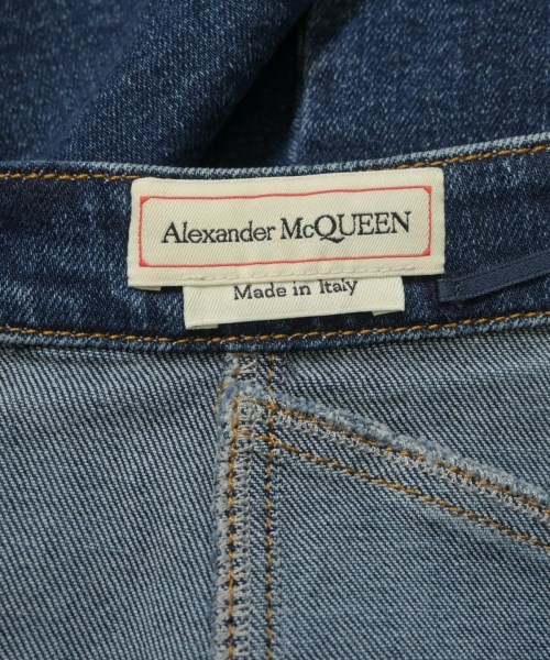 ALEXANDER MCQUEEN（アレキサンダーマックイーン）ミニスカート 青 サイズ:40(M位) レディース/2200640116040