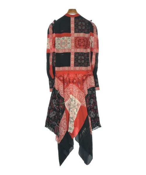 ALEXANDER MCQUEEN（アレキサンダーマックイーン）ワンピース 赤 サイズ:38(S位) レディース/2200643507203