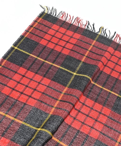 ALEXANDER MCQUEEN（アレキサンダーマックイーン）マフラー 赤 サイズ:- メンズ/2200622395234