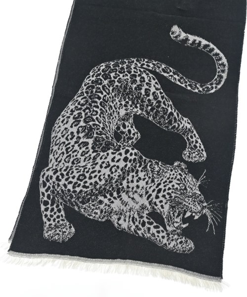 ALEXANDER MCQUEEN（アレキサンダーマックイーン）マフラー 黒 サイズ