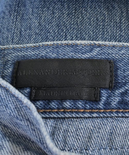 ALEXANDER MCQUEEN（アレキサンダーマックイーン）デニムパンツ 青 サイズ:44(S位) メンズ/2200612837072