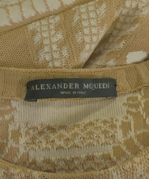 ALEXANDER MCQUEEN（アレキサンダーマックイーン）ワンピース ベージュ サイズ:-(S位) レディース/2200630943038