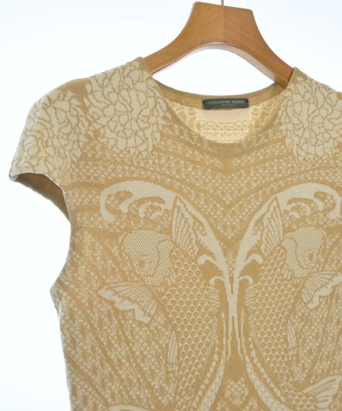 ALEXANDER MCQUEEN（アレキサンダーマックイーン）ワンピース ベージュ サイズ:-(S位) レディース/2200630943038