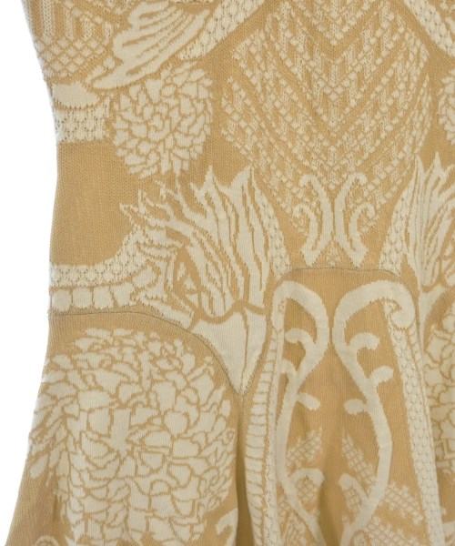 ALEXANDER MCQUEEN（アレキサンダーマックイーン）ワンピース ベージュ サイズ:-(S位) レディース/2200630943038