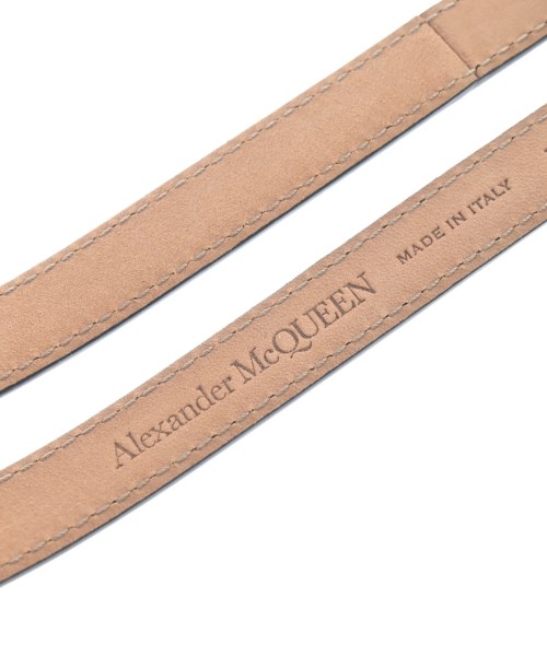 ALEXANDER MCQUEEN（アレキサンダーマックイーン）ベルト 黒 サイズ:- レディース/2200633079581
