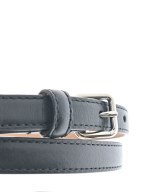 ALEXANDER MCQUEEN（アレキサンダーマックイーン）ベルト 黒 サイズ:- レディース/2200633079581