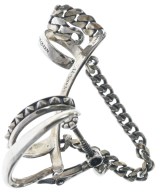 ALEXANDER MCQUEEN（アレキサンダーマックイーン）小物類（その他） シルバー サイズ:- レディース/2200609955208