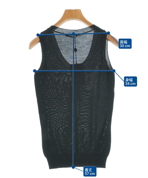 ALEXANDER MCQUEEN（アレキサンダーマックイーン）ベスト 黒 サイズ:XXS レディース/2200612357082