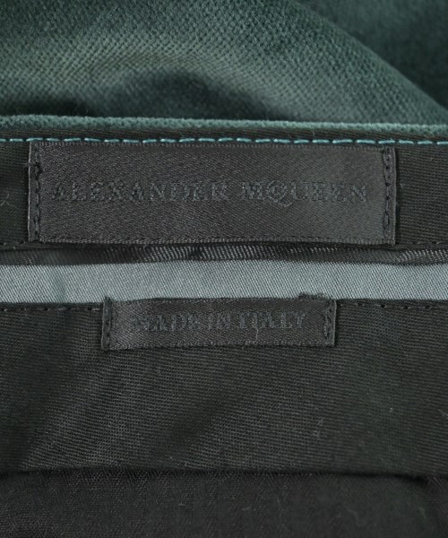ALEXANDER MCQUEEN（アレキサンダーマックイーン）スラックス 緑 サイズ:52(XXL位) メンズ/2200609017029
