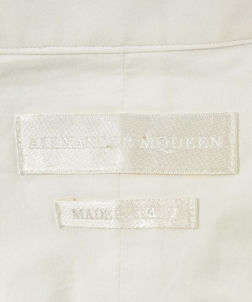 ALEXANDER MCQUEEN（アレキサンダーマックイーン）カジュアルシャツ 白 サイズ:46(M位) メンズ/2200609017043