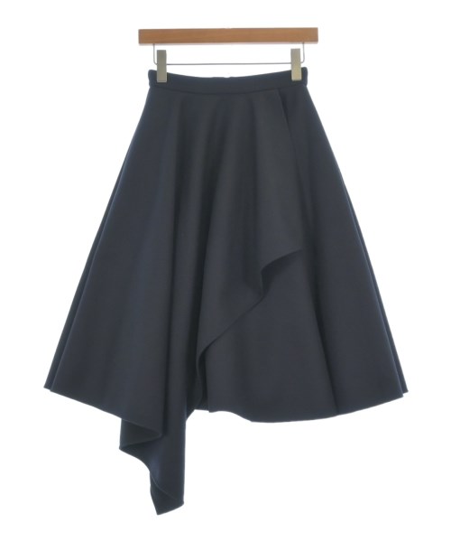 ALEXANDER MCQUEEN（アレキサンダーマックイーン）ロング・マキシ丈スカート 紺 サイズ:38(S位) レディース/2200611637024