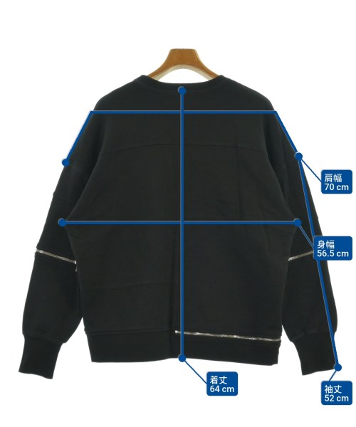ALEXANDER MCQUEEN（アレキサンダーマックイーン）スウェット 黒 サイズ:L メンズ/2200619952020