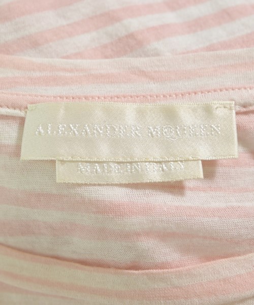 ALEXANDER MCQUEEN（アレキサンダーマックイーン）Tシャツ・カットソー ピンク サイズ:44(S位) メンズ/2200620932066