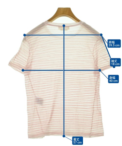 ALEXANDER MCQUEEN（アレキサンダーマックイーン）Tシャツ・カットソー ピンク サイズ:44(S位) メンズ/2200620932066