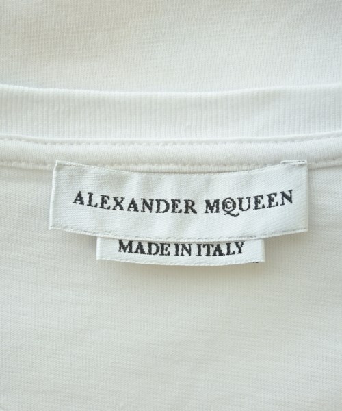 ALEXANDER MCQUEEN（アレキサンダーマックイーン）Tシャツ・カットソー 白 サイズ:XS メンズ/2200608747095