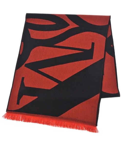 ALEXANDER MCQUEEN(アレキサンダーマックイーン)ストール 赤 サイズ:ONE/2200669971071