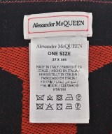 ALEXANDER MCQUEEN（アレキサンダーマックイーン）ストール 赤 サイズ:ONE レディース/2200669971071