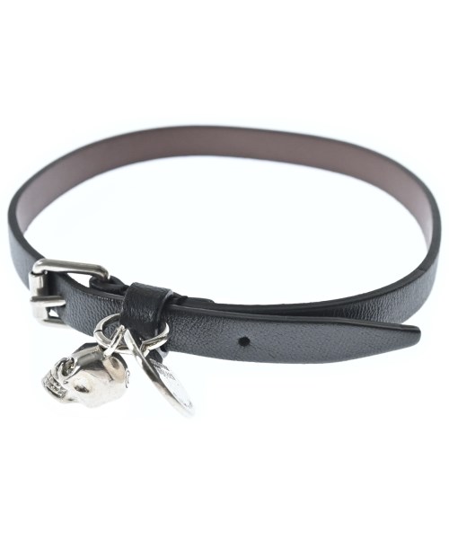 ALEXANDER MCQUEEN(アレキサンダーマックイーン)ブレスレット・バングル 黒 サイズ:-/2200675478076