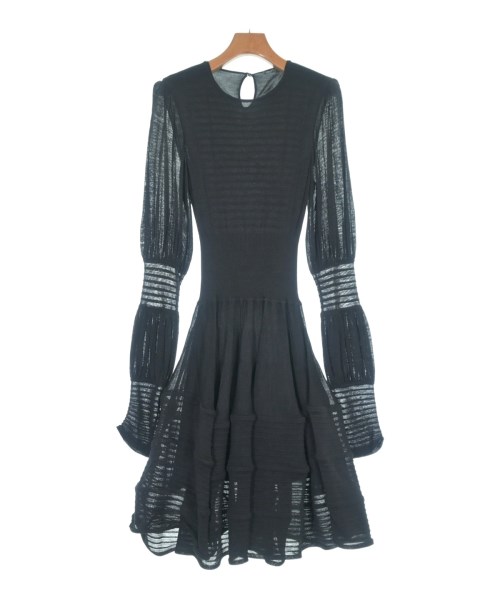 ALEXANDER MCQUEEN(アレキサンダーマックイーン)ワンピース 黒 サイズ:M/2200678795026