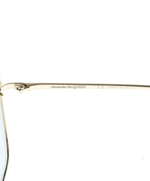 ALEXANDER MCQUEEN（アレキサンダーマックイーン）サングラス ゴールド サイズ:- レディース/2200674933170