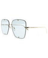 ALEXANDER MCQUEEN（アレキサンダーマックイーン）サングラス ゴールド サイズ:- レディース/2200674933170