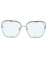 ALEXANDER MCQUEEN（アレキサンダーマックイーン）サングラス ゴールド サイズ:- レディース/2200674933170