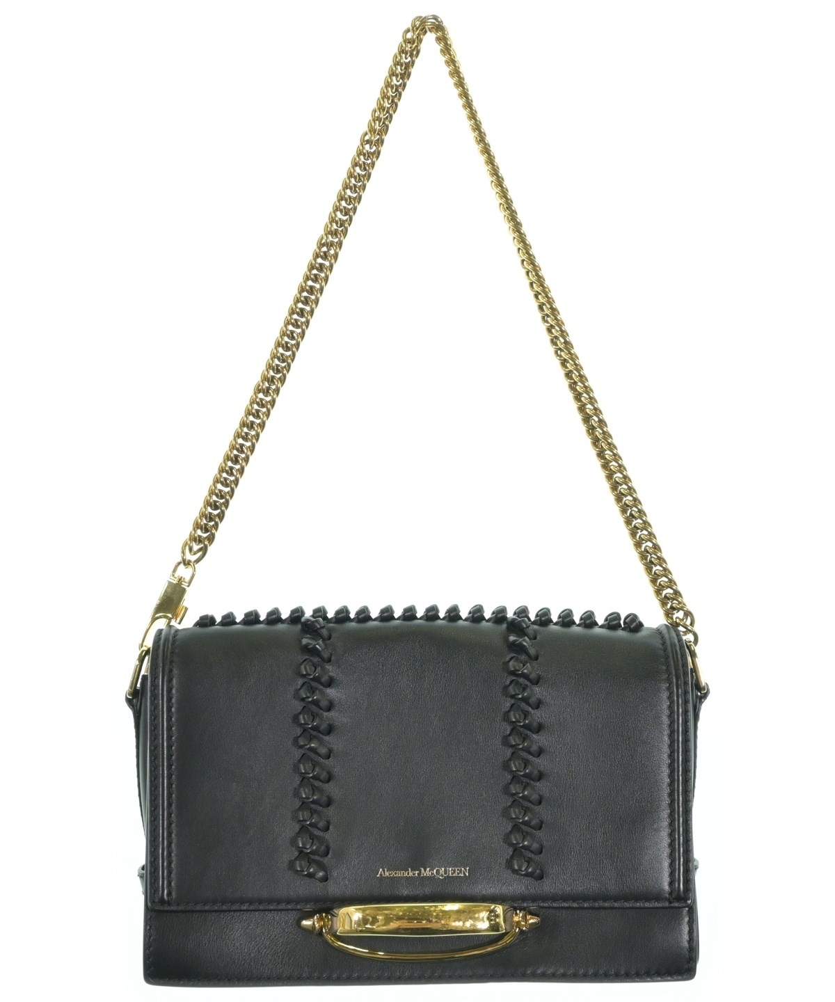 アレキサンダーマックイーン AlexanderMcQueen タンクトップ 黒金 ALEXANDER MCQUEEN（アレキサンダーマックイーン）ショルダーバッグ 黒