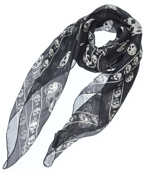 ALEXANDER MCQUEEN(アレキサンダーマックイーン)ストール 黒 サイズ:-/2200693919223