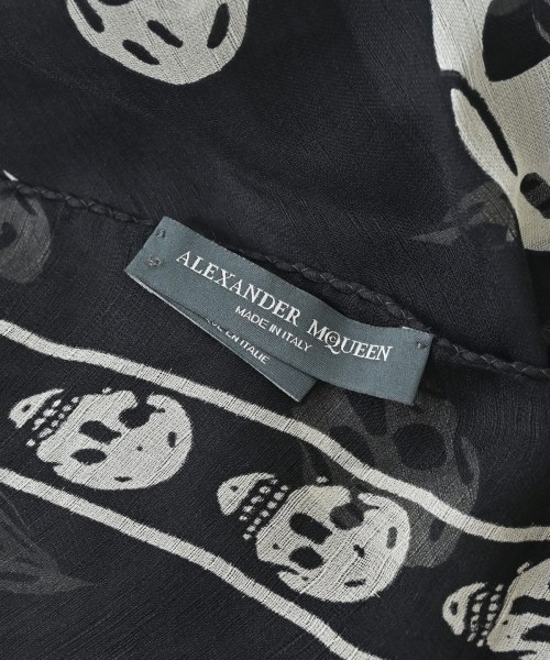 ALEXANDER MCQUEEN（アレキサンダーマックイーン）ストール 黒 サイズ:- メンズ/2200693919223