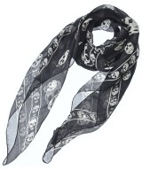 ALEXANDER MCQUEEN（アレキサンダーマックイーン）ストール 黒 サイズ:- メンズ/2200693919223
