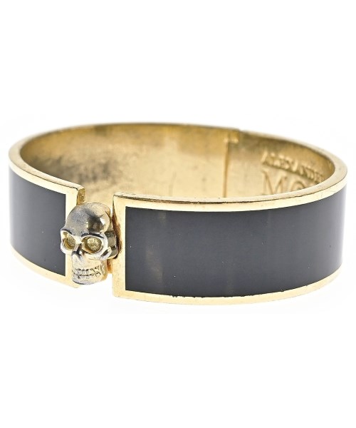 ALEXANDER MCQUEEN(アレキサンダーマックイーン)ブレスレット・バングル 黒 サイズ:-/2200694042197