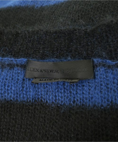 ALEXANDER MCQUEEN（アレキサンダーマックイーン）ニット・セーター 青 サイズ:46(XL位) レディース/2200691802794