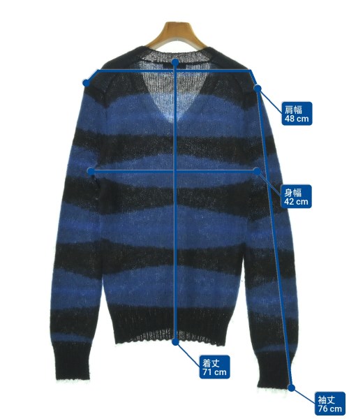 ALEXANDER MCQUEEN（アレキサンダーマックイーン）ニット・セーター 青 サイズ:46(XL位) レディース/2200691802794
