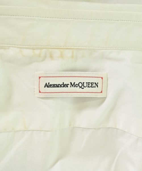 ALEXANDER MCQUEEN（アレキサンダーマックイーン）ドレスシャツ 白 サイズ:15(S位) メンズ/2200698243040