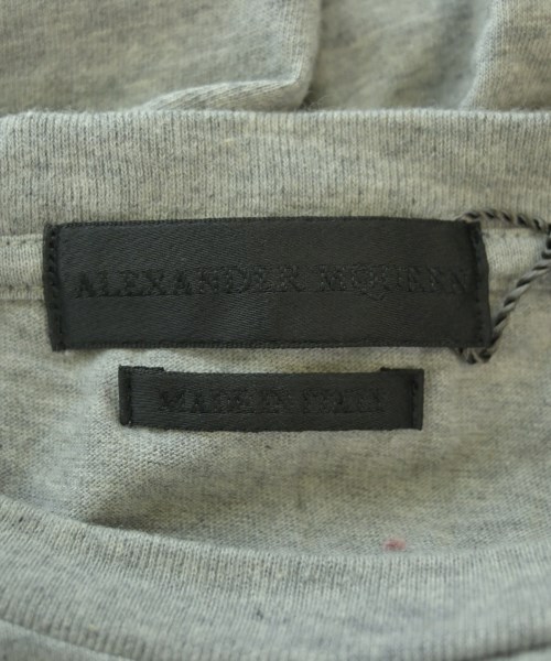 ALEXANDER MCQUEEN（アレキサンダーマックイーン）Tシャツ・カットソー グレー サイズ:-(L位) レディース/2200696809422