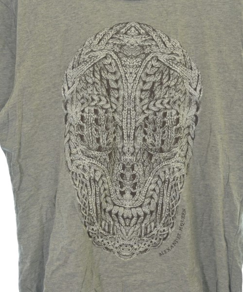 ALEXANDER MCQUEEN（アレキサンダーマックイーン）Tシャツ・カットソー グレー サイズ:-(L位) レディース/2200696809422